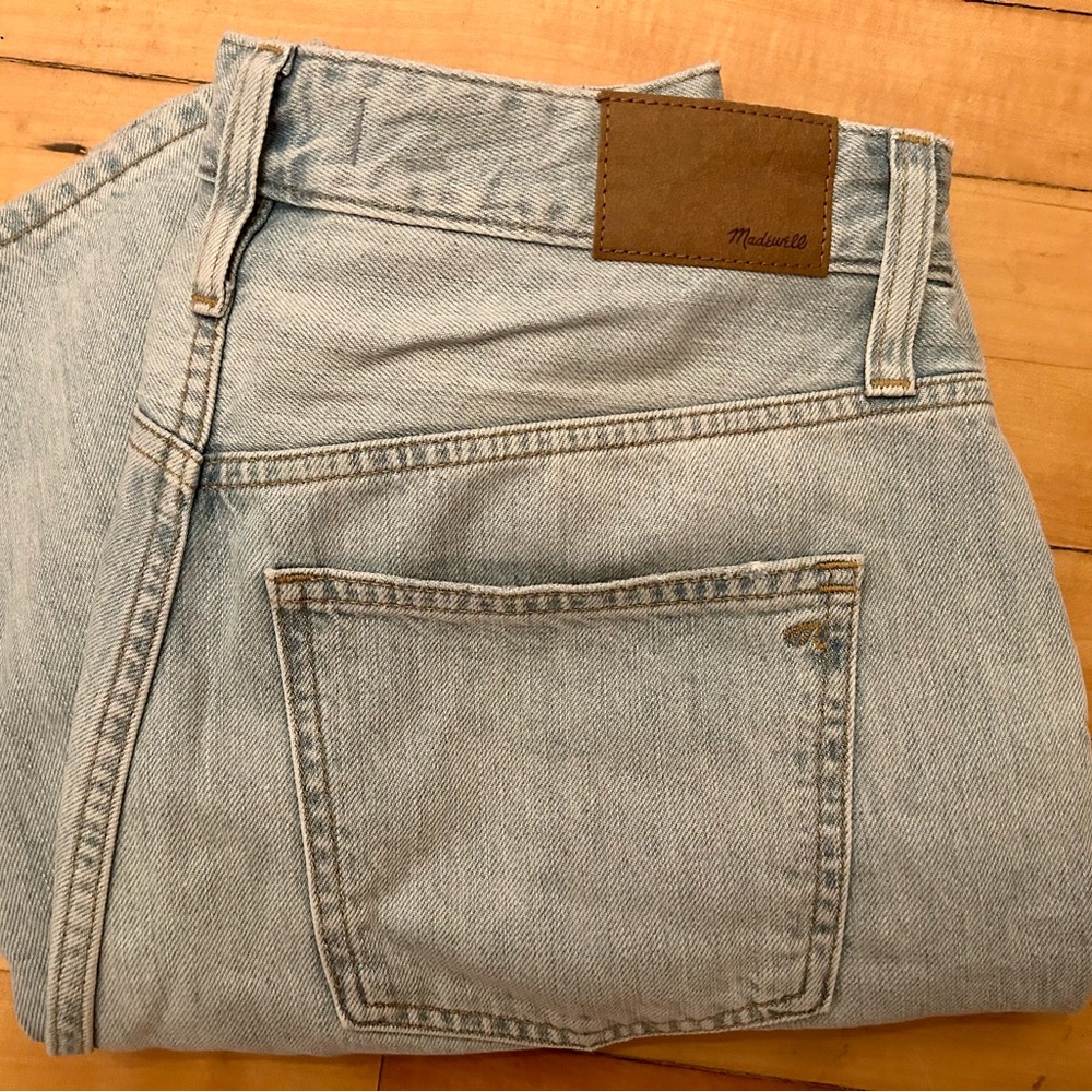 Madewell Curvy Perfect Vintage Jean Light Wash Denim